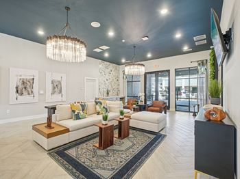 Clubhouse lobby